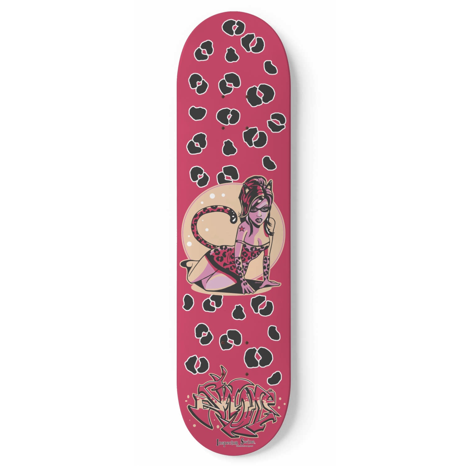 多様な Cat Swine Inspector Girl Deck Skate スケートボード
