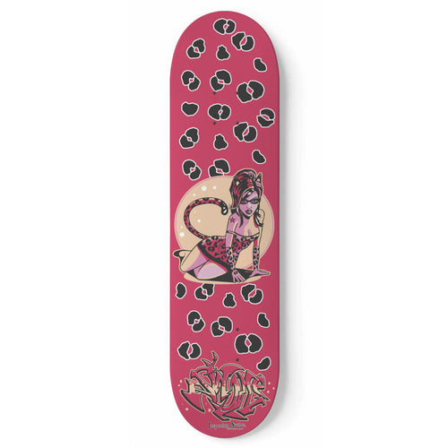 Inspector Swine Cat Girl Skate Deck